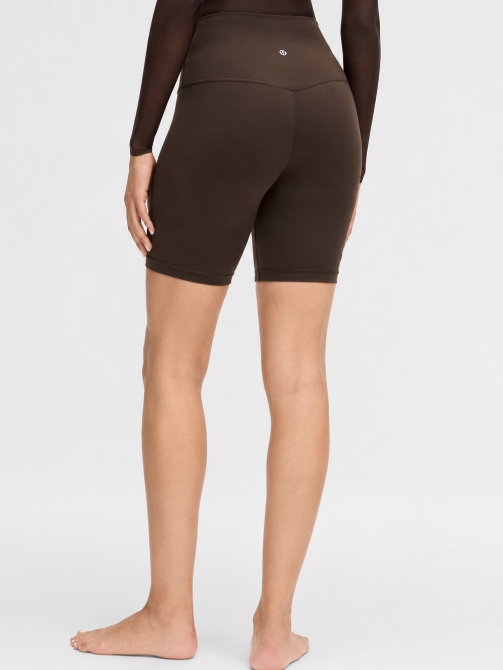 🌸Lululemon Align High-Rise Short 8”- Dark Brown size 10 NWT Yoga Active